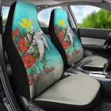 Hawaii Kanaka Maoli Amazing Sea Shell Turtle Hibiscus Car Seat Covers 213005 - YourCarButBetter