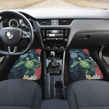 Hawaii Kanaka Maoli Amazing Sea Turtle Hibiscus Car Floor Mats 213005 - YourCarButBetter