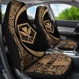 Hawaii Kanaka Polynesian Car Seat Covers - Circle Style Golden - Amazing 105905 - YourCarButBetter