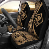 Hawaii Kanaka Polynesian Car Seat Covers - Circle Style Golden - Amazing 105905 - YourCarButBetter