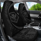 Hawaii Kanaka Polynesian Car Seat Covers - Circle Style Gray - Amazing 105905 - YourCarButBetter