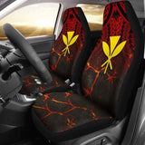 Hawaii Kanaka Polynesian Eruption Car Seat Covers 105905 - YourCarButBetter