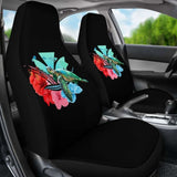 Hawaii Map Kanaka Sea Turtle Hibiscus Car Seat Covers - New - Blue Pink - 091114 - YourCarButBetter