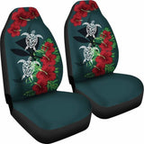Hawaii Map Turtle Hibiscus Plumeria Polynesian - Car Seat Cover New Awesome 091114 - YourCarButBetter