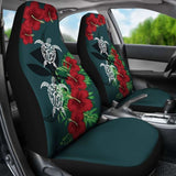 Hawaii Map Turtle Hibiscus Plumeria Polynesian - Car Seat Cover New Awesome 091114 - YourCarButBetter