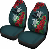 Hawaii Map Turtle Hibiscus Plumeria Polynesian - Car Seat Cover New Awesome 091114 - YourCarButBetter