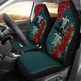 Hawaii Map Turtle Hibiscus Plumeria Polynesian - Car Seat Cover New Awesome 091114 - YourCarButBetter