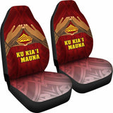 Hawaii Mauna Kea Car Seat Covers - Hand Sign Symbol - 105905 - YourCarButBetter