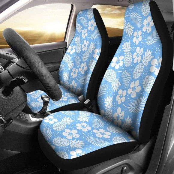 Hawaii Pineapple Tropical Hibiscus Car Seat Covers 5 232125 - YourCarButBetter
