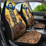 Hawaii Pirate Tiki Head Car Seat Covers Amazing 105905 - YourCarButBetter