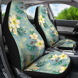 Hawaii Plumeria Palm Leaf Car Seat Covers Amazing 105905 - YourCarButBetter