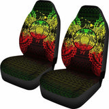 Hawaii Polynesia Car Seat Cover - Sea Turtle Map Reggae - 105905 - YourCarButBetter