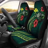Hawaii Polynesian Car Seat Covers - Green Turtle Hibiscus - New 091114 - YourCarButBetter