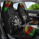 Hawaii Polynesian Car Seat Covers - Kanaka Maoli Hawaiian Map - 18 105905 - YourCarButBetter