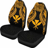 Hawaii Polynesian Car Seat Covers Pride Seal And Hibiscus Gold - 232125 - YourCarButBetter