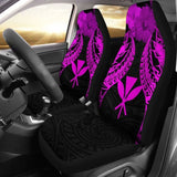 Hawaii Polynesian Car Seat Covers Pride Seal And Hibiscus Pink - 232125 - YourCarButBetter