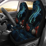 Hawaii Polynesian Honu Sea Hibiscus Car Seat Cover - 232125 - YourCarButBetter