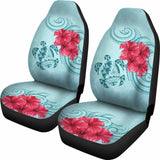 Hawaii Polynesian Turtle Hibiscus Blue Car Seat Cover - Bless Style - New - Awesome 091114 - YourCarButBetter