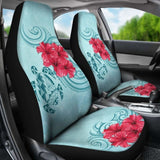Hawaii Polynesian Turtle Hibiscus Blue Car Seat Cover - Bless Style - New - Awesome 091114 - YourCarButBetter