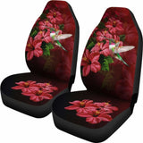 Hawaii Red Hibiscus Humming Bird Car Seat Covers - 232125 - YourCarButBetter