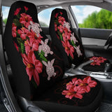 Hawaii Red Hibiscus Turtle Car Seat Covers - New - Ray Style - 091114 - YourCarButBetter
