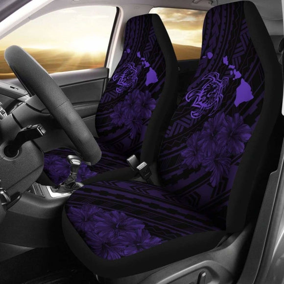 Hawaii Sea Turtle Is Swimming Toward Car Seat Covers Purple - New - 091114 - YourCarButBetter