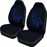 Hawaii Shark Blue Polynesian Car Seat Covers - 1 102802 - YourCarButBetter