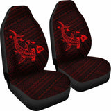 Hawaii Shark Red Polynesian Car Seat Covers - 1 102802 - YourCarButBetter