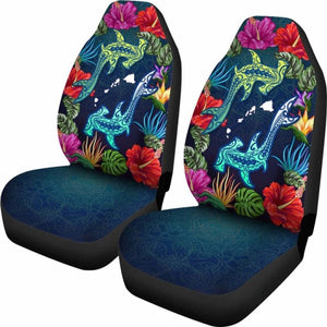 Hawaii Shark Tropical Color Car Seat Cover - 4 102802 - YourCarButBetter