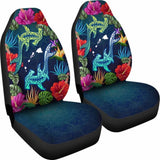 Hawaii Shark Tropical Color Car Seat Cover - 4 102802 - YourCarButBetter