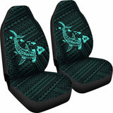 Hawaii Shark Turquoise Polynesian Car Seat Covers - 1 102802 - YourCarButBetter