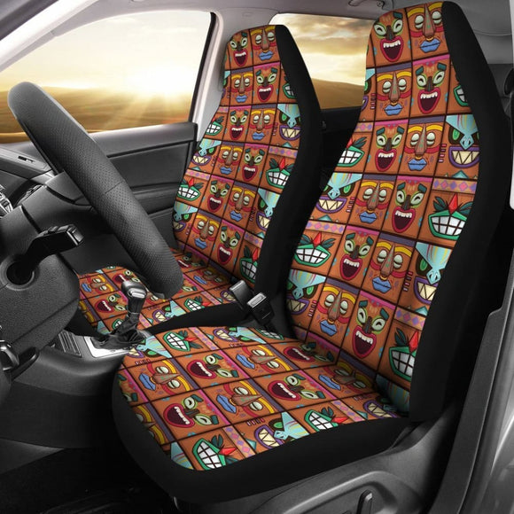 Hawaii Tiki God Car Seat Covers 094209 - YourCarButBetter