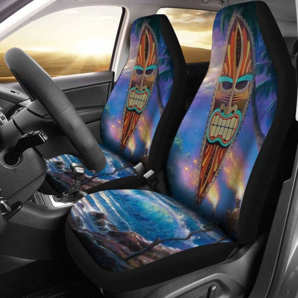 Hawaii Tiki God Island Car Seat Covers Amazing 105905 - YourCarButBetter