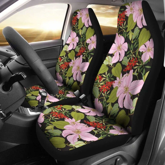 Hawaii Tropical Clematis Car Seat Covers Amazing 105905 - YourCarButBetter