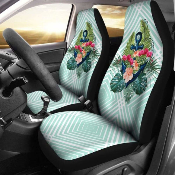 Hawaii Tropical Hibiscus Anchor Car Seat Covers Amazing 105905 - YourCarButBetter