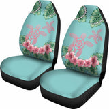 Hawaii Tropical Hibiscus Turtle Mint Style - Car Seat Cover New Awesome 091114 - YourCarButBetter