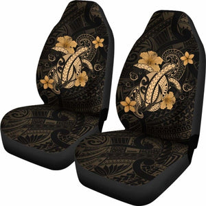 Hawaii Turtle Flower Polynesian Car Seat Covers - Gold - New Awesome 091114 - YourCarButBetter