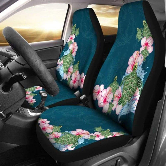 Hawaii Turtle Hibiscus Car Seat Covers 091114 - YourCarButBetter