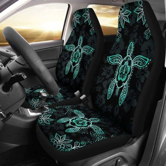 Hawaii Turtle Hibiscus Car Seat Covers Best 091114 - YourCarButBetter