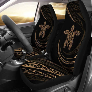 Hawaii Turtle Hibiscus Car Seat Covers - Gold - Best Look - 091114 - YourCarButBetter