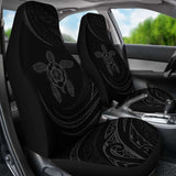 Hawaii Turtle Hibiscus Car Seat Covers - Grey - Best Look - 091114 - YourCarButBetter