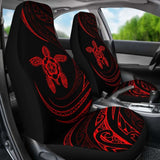 Hawaii Turtle Hibiscus Car Seat Covers - Red - Best Look - 091114 - YourCarButBetter