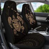 Hawaii Turtle Hibiscus Map Car Seat Covers - Gold - New - 091114 - YourCarButBetter