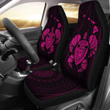 Hawaii Turtle Hibiscus Map Car Seat Covers - Pink - New - 091114 - YourCarButBetter