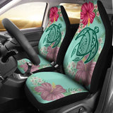 Hawaii Turtle Hibiscus Plumeria Car Set Cover - Hug Style - New - Awesome 091114 - YourCarButBetter