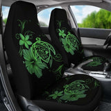 Hawaii Turtle Hibiscus Poly Green Car Seat Covers - New - Awesome 091114 - YourCarButBetter