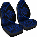 Hawaii Turtle Map Polynesian Car Seat Covers - Blue - Best Look - New 091114 - YourCarButBetter