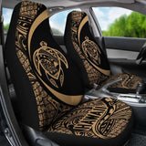 Hawaii Turtle Map Polynesian Car Seat Covers - Gold - Best Look - New 091114 - YourCarButBetter
