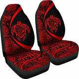 Hawaii Turtle Map Polynesian Car Seat Covers - Red - Best Look - New 091114 - YourCarButBetter