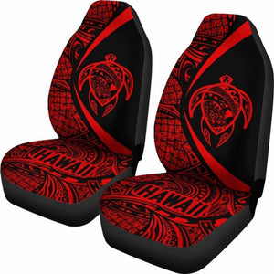 Hawaii Turtle Map Polynesian Car Seat Covers - Red - Best Look - New 091114 - YourCarButBetter